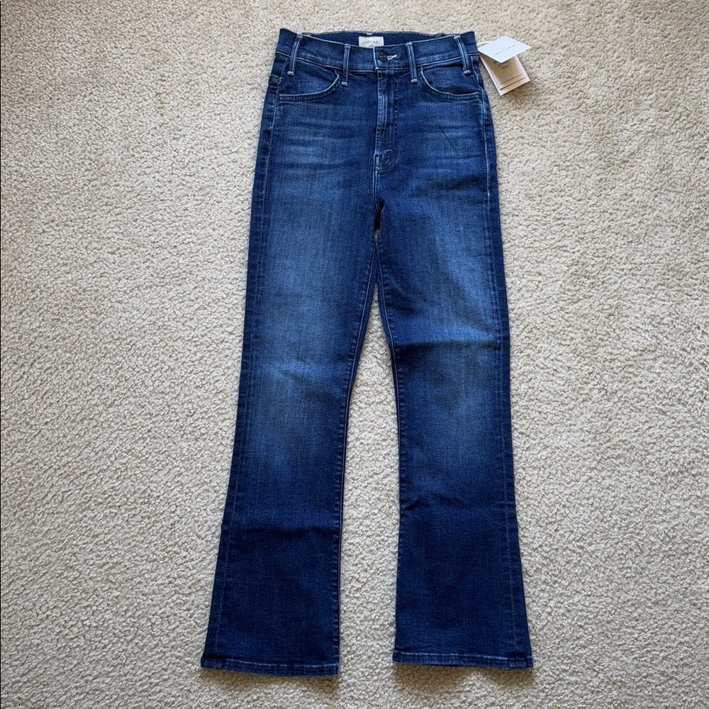 MOTHER NWT The Hustler Ankle Jean in Heirloom Wash - Size 24